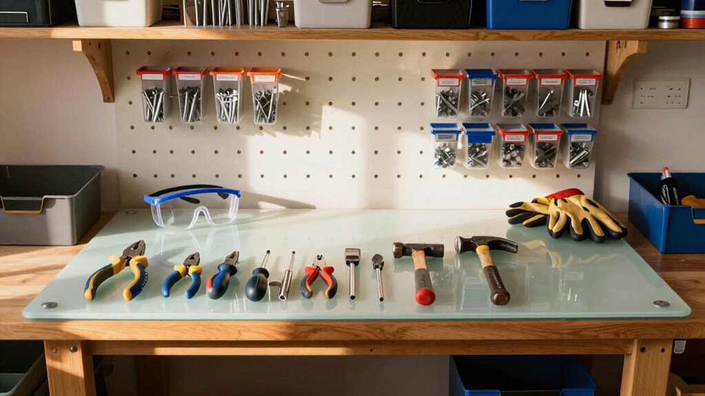 organize tools for safety