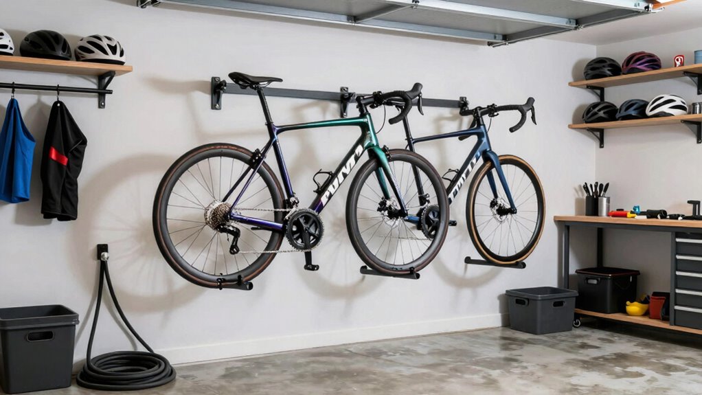 organized accessible bike storage