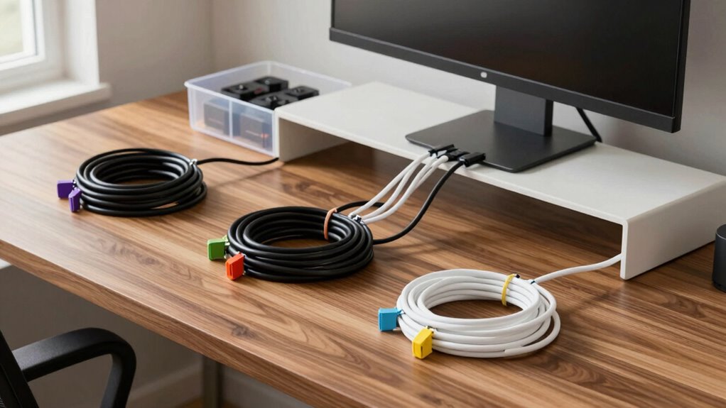 organized accessible cable management