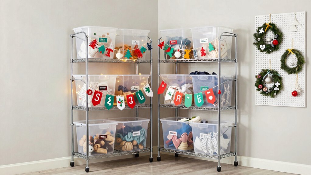 organized accessible decoration storage