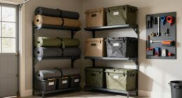 organized bulky item storage