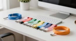 organized cable management system