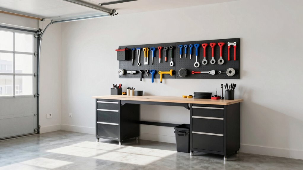 organized color coded workbenches