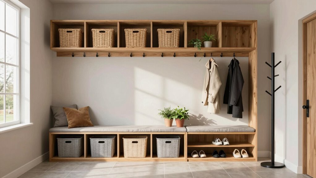 organized eco friendly mudroom solutions