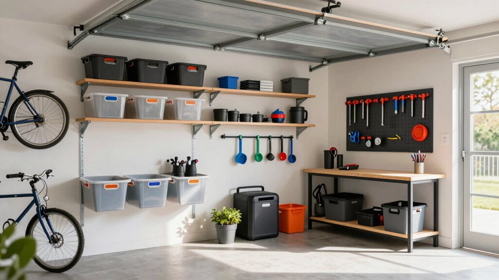 organized functional garage layout