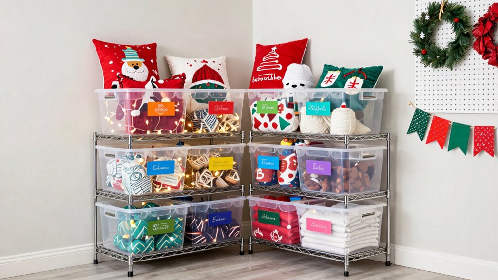 organized garage decoration storage