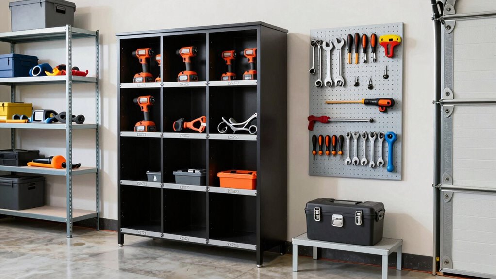 organized garage enhances security