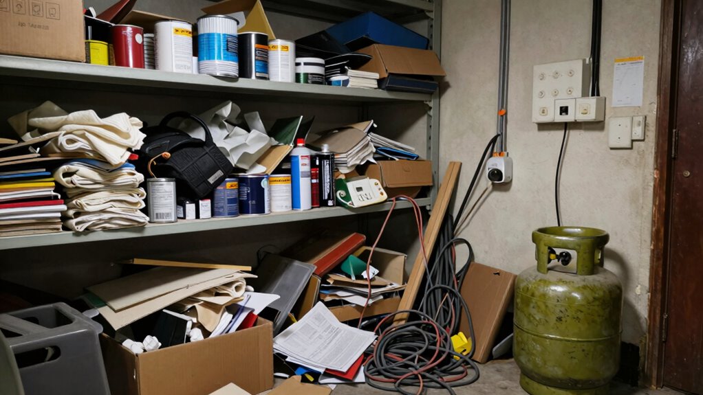 organized garage reduces fire risk