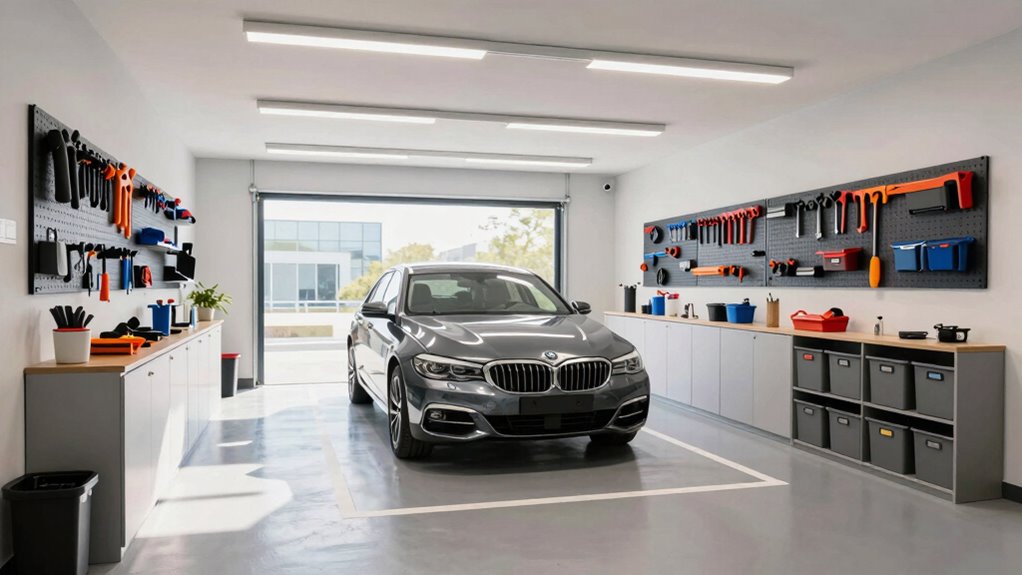 organized garage zones efficiently