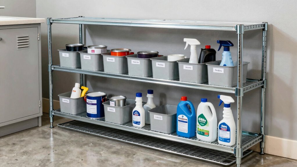 organized labeled and safe storage