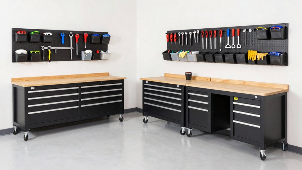 organized safe workshop setup