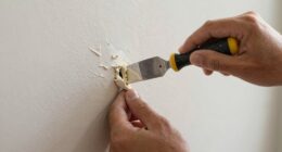 patch small drywall holes