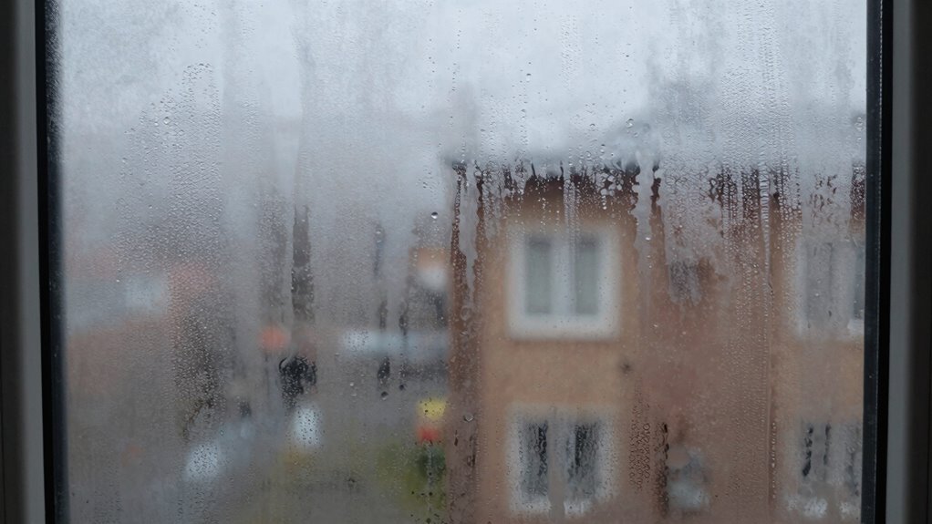 persistent window condensation signs