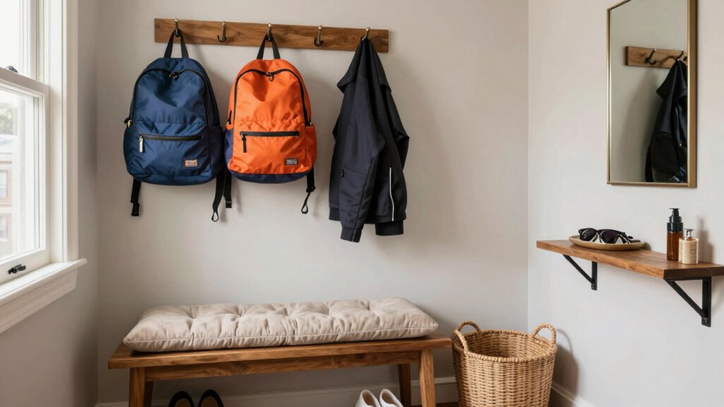 personalized routine friendly entryway