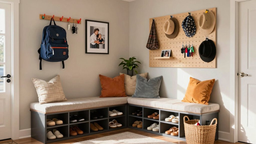 personalized welcoming drop zone