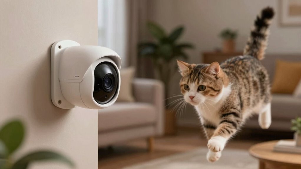 pet sensitive motion detection setup