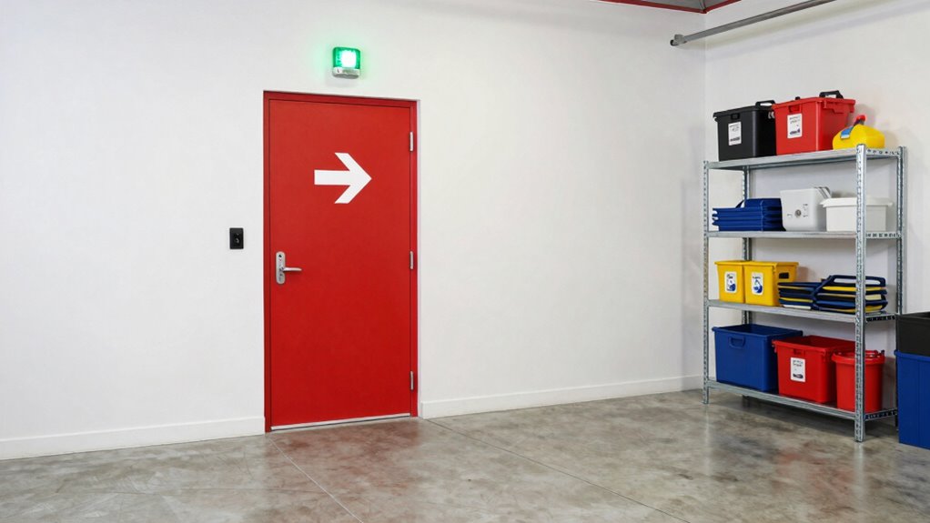 plan clear escape routes regularly