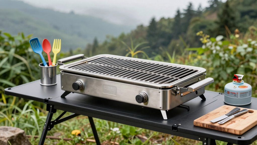 portable versatile camping grill
