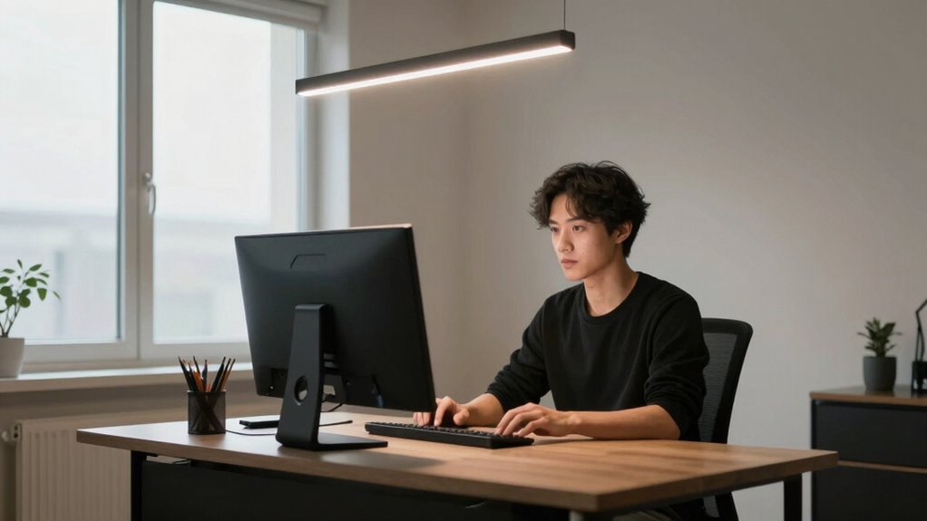 position diffuse reduce glare