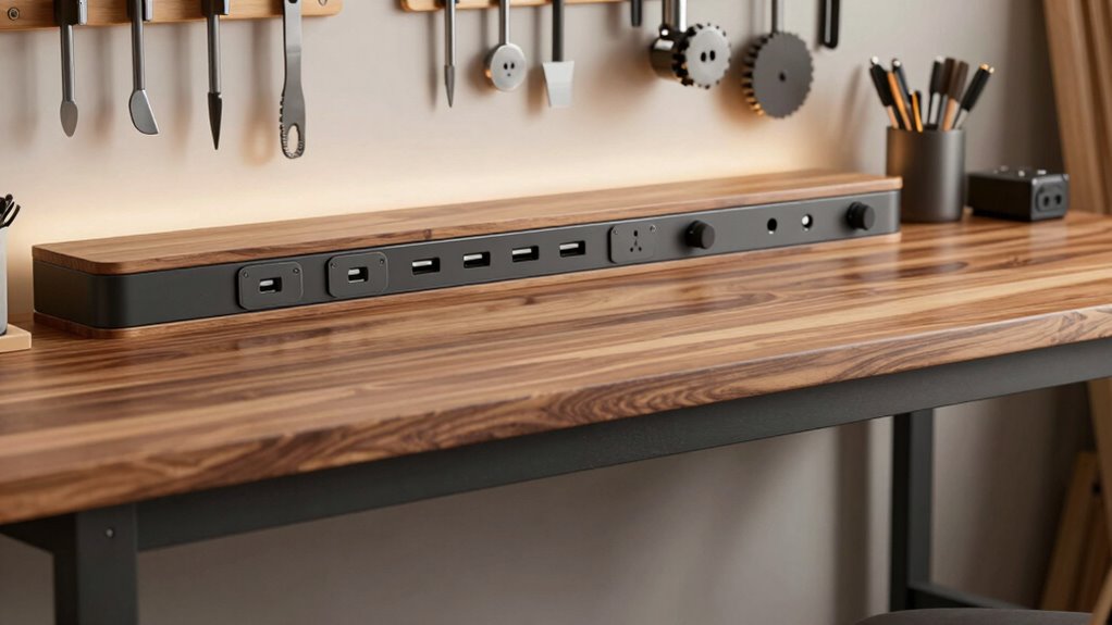 power outlets storage durability mobility