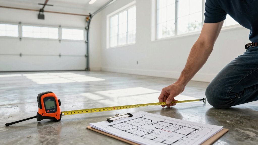 precise garage measurement planning