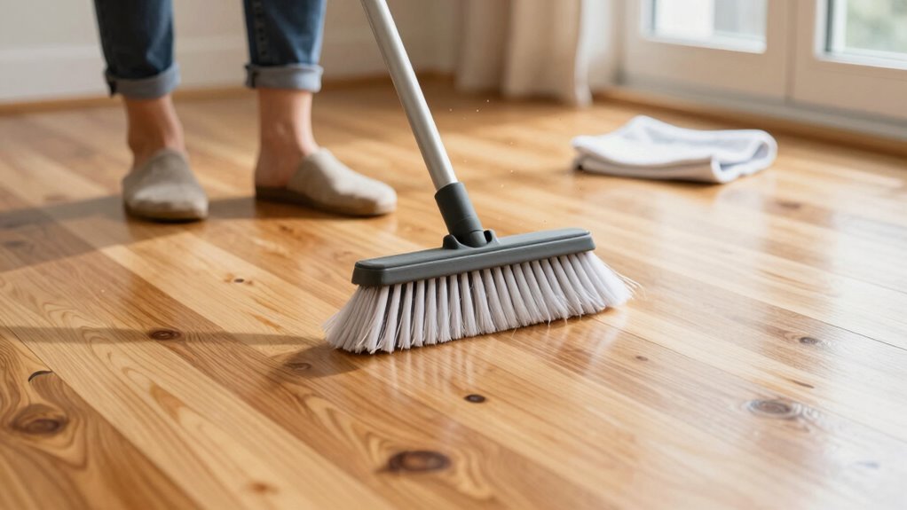 prepare clear clean maintain