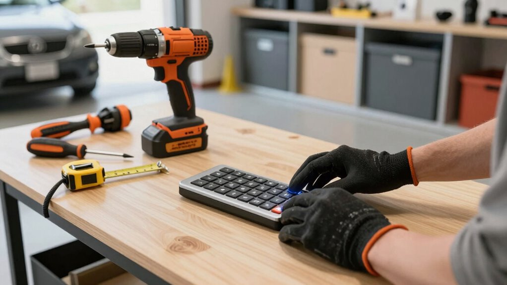prepare tools and workspace