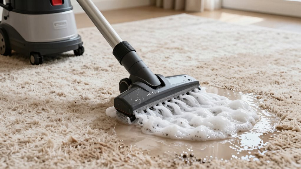 prepare vacuum spot treat dry