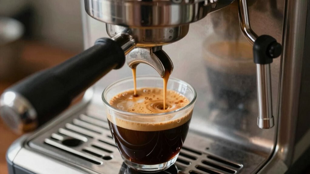 pressure affects crema quality