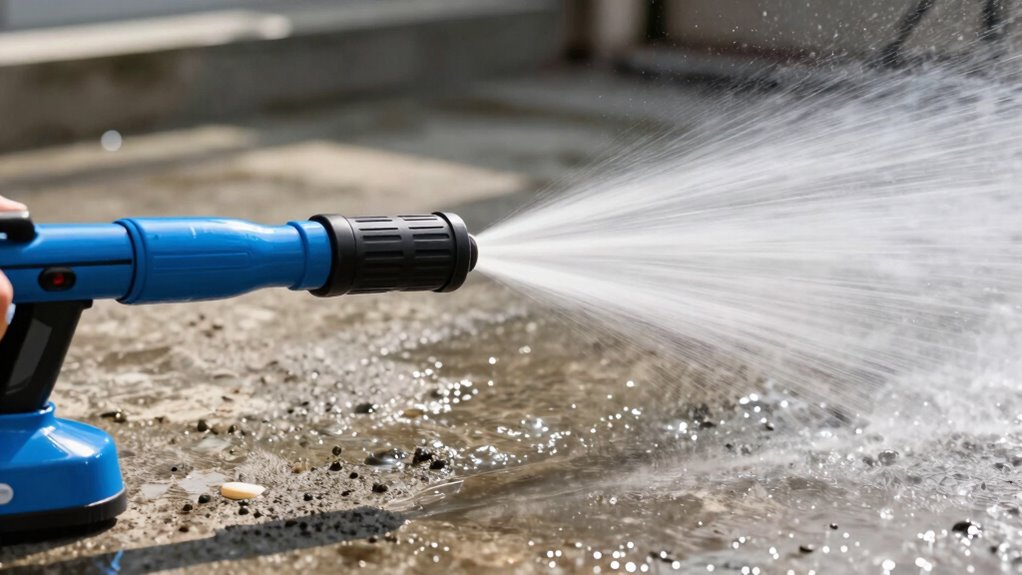 pressure flow cleaning efficiency