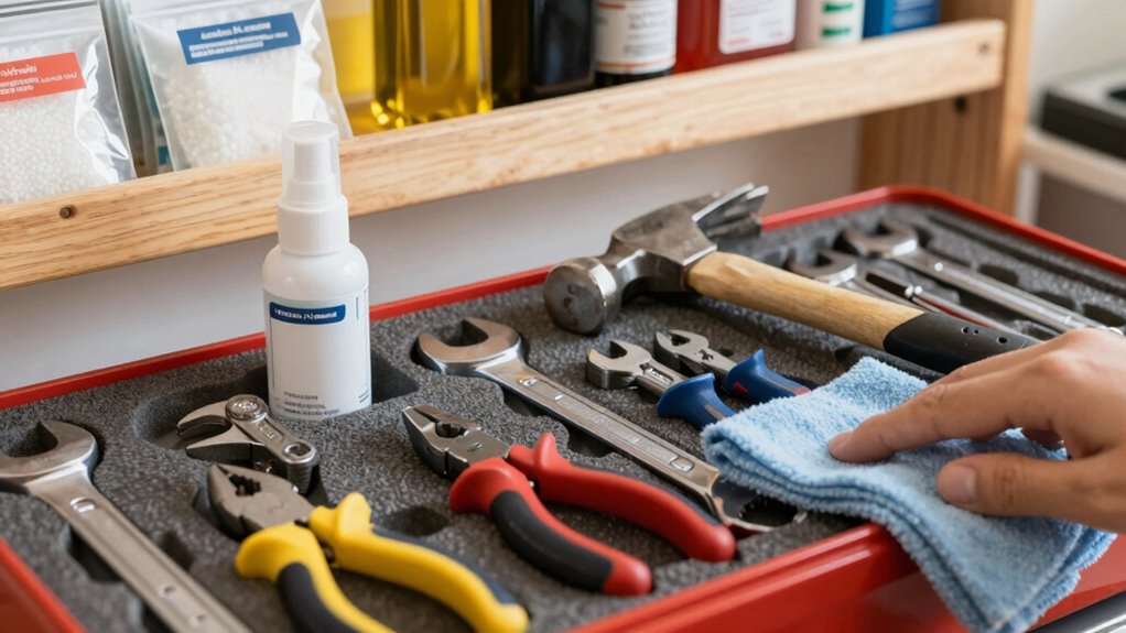 prevent rust with proper storage