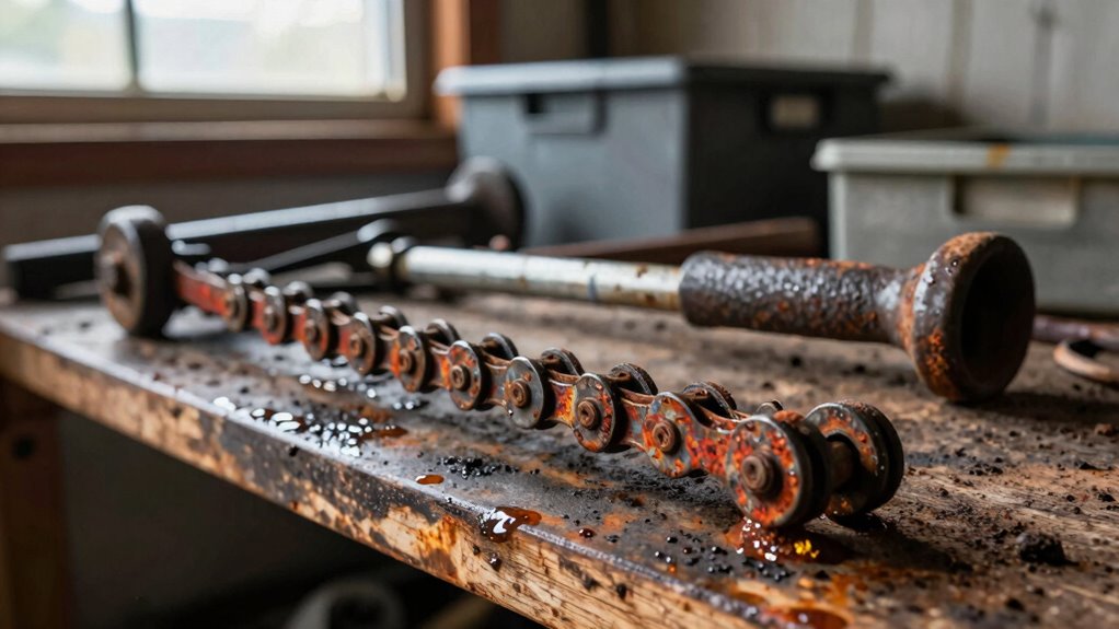 prevent rust with proper storage
