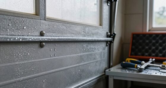 preventing garage door condensation