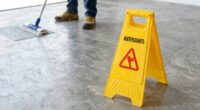 preventing garage floor slips