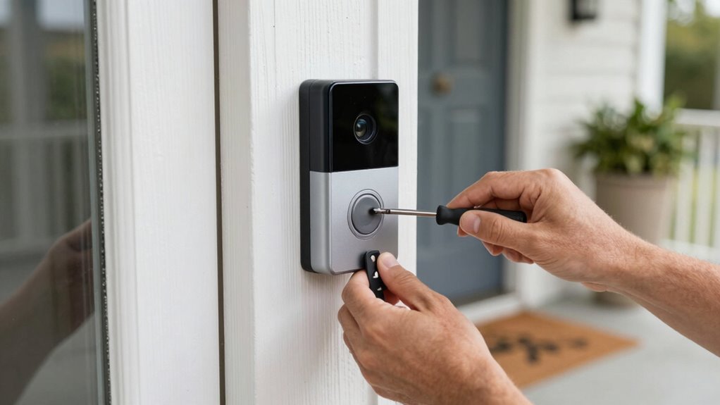 proper doorbell mounting technique