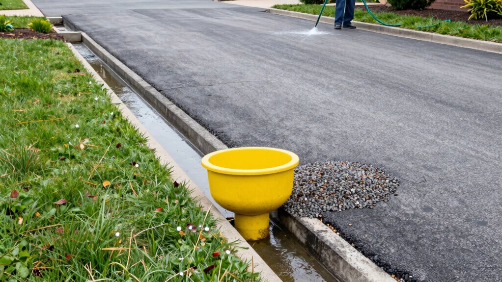 proper driveway water management