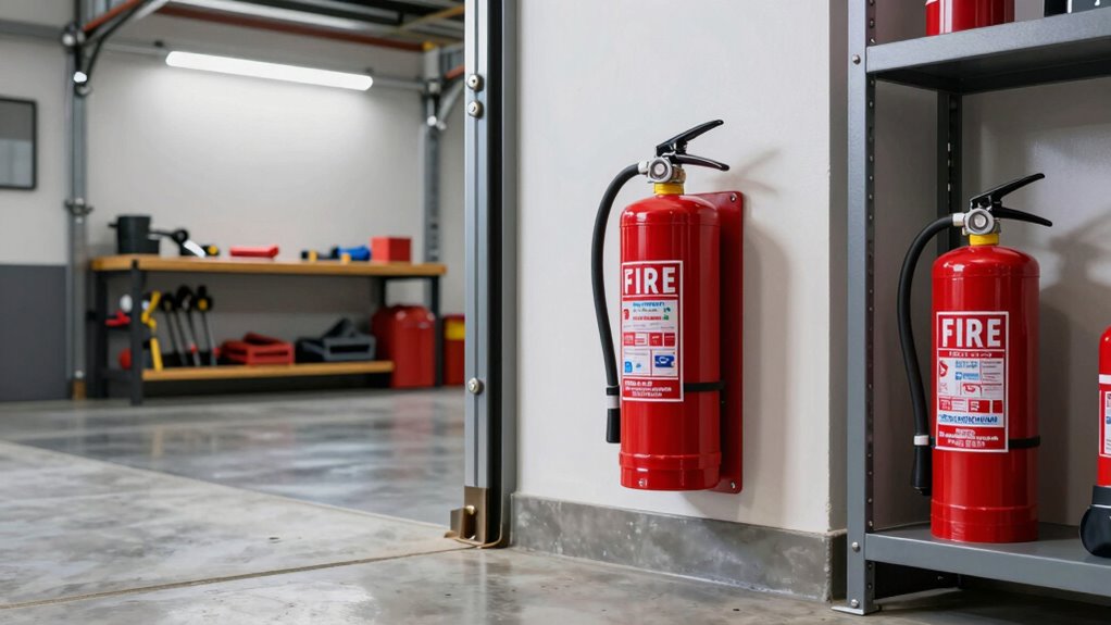 proper fire safety equipment placement