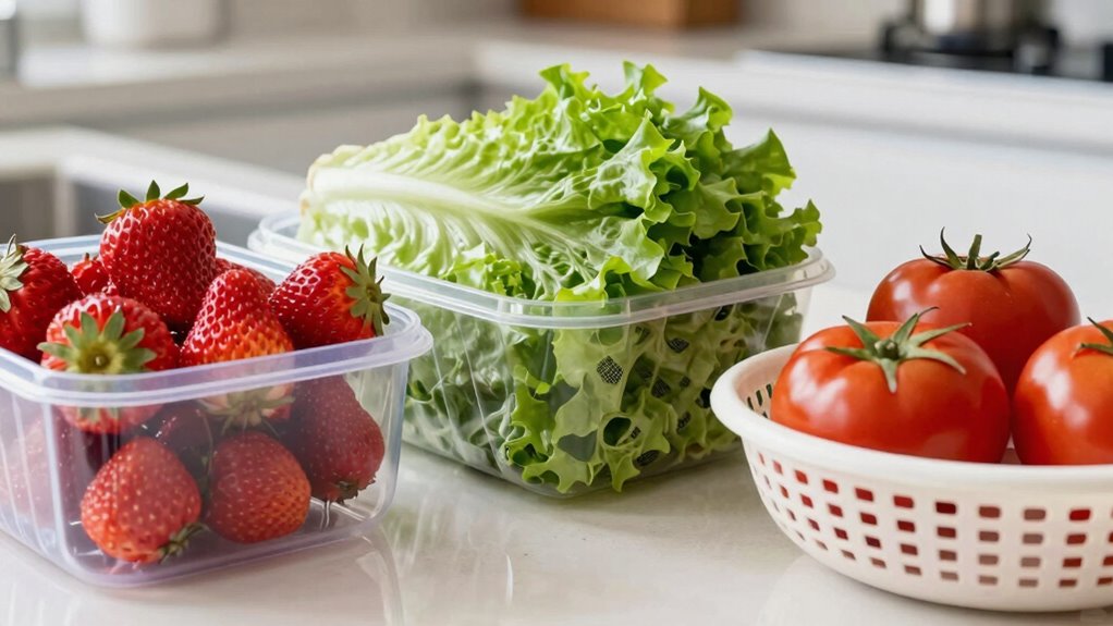 proper fruit and vegetable storage