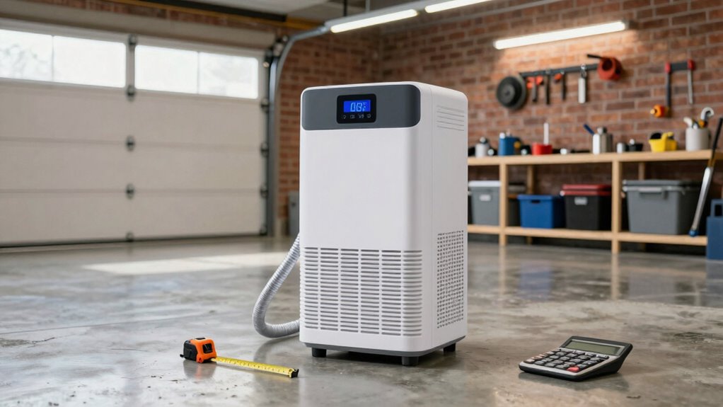 proper garage dehumidifier sizing