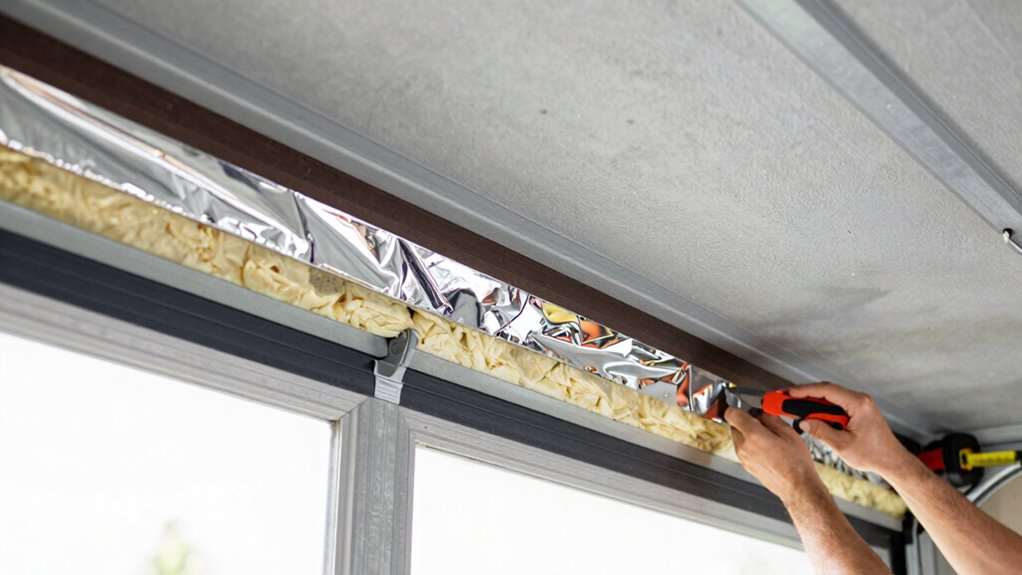 proper garage door insulation installation