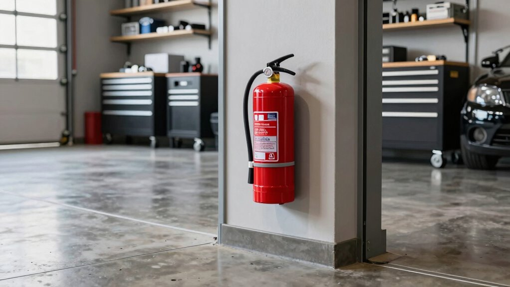 proper garage fire safety placement