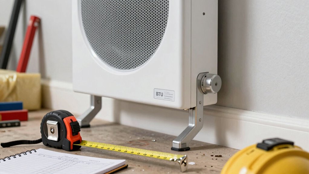 proper garage heating sizing