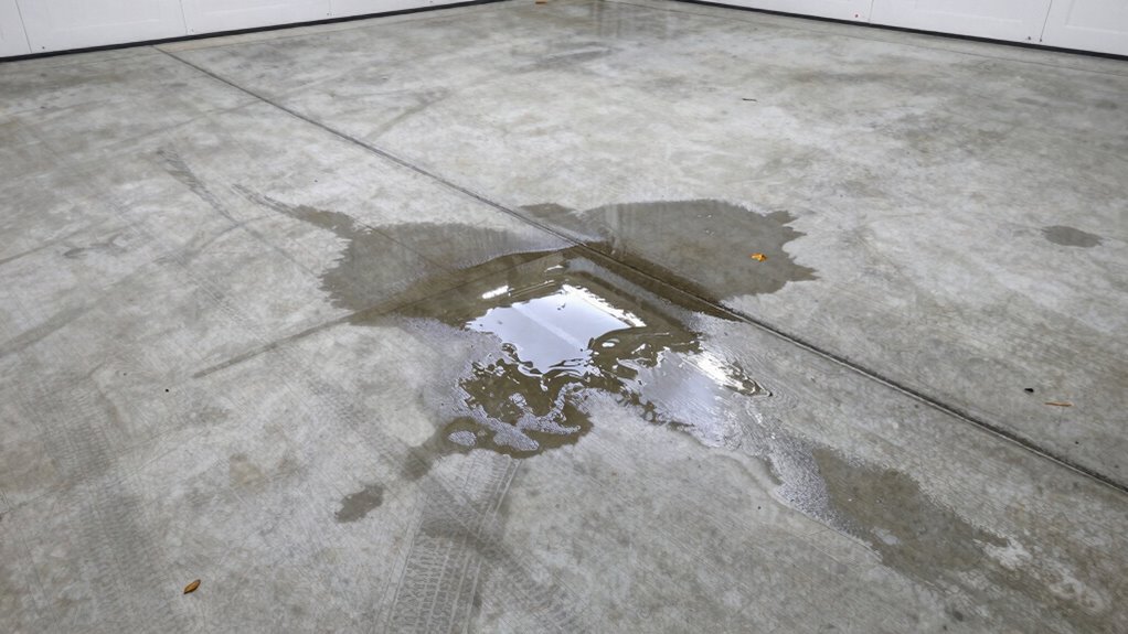 proper garage slope drainage