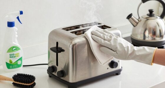 proper kitchen appliance cleaning