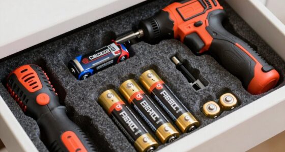 proper storage prolongs battery life