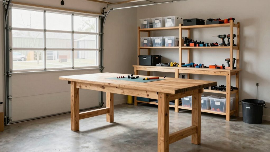 proper workspace size and materials