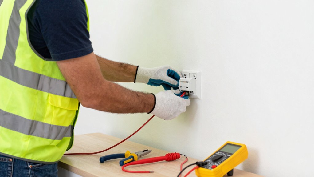 qualified electrician ensures safety