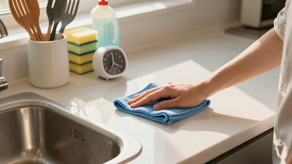 quick daily tidying routine