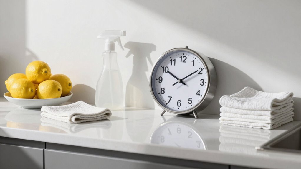 quick efficient cleaning routine