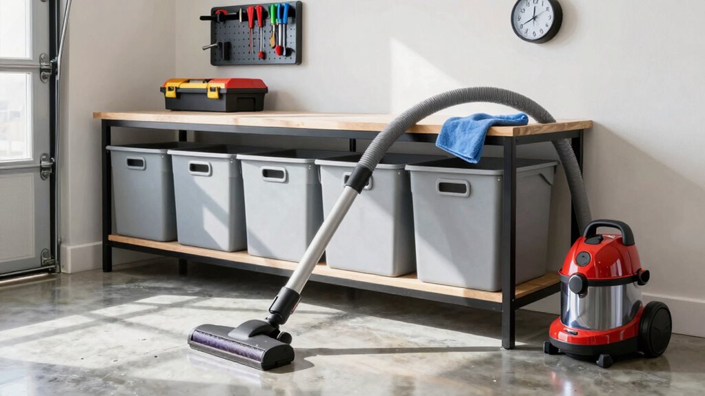 quick garage cleaning tips